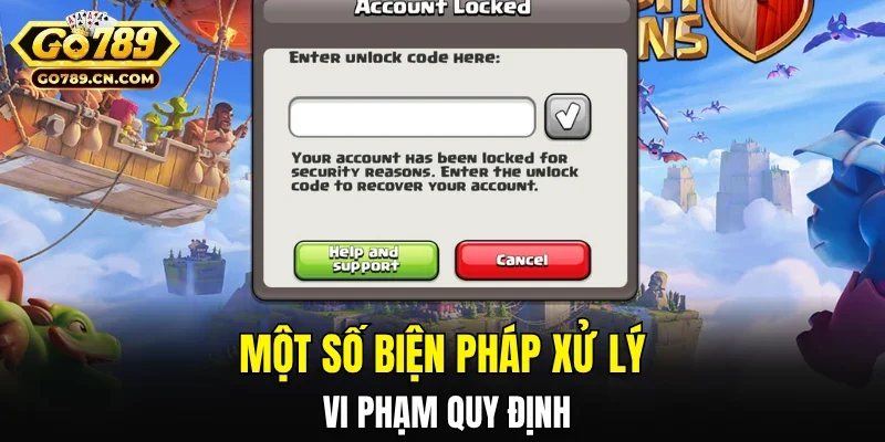 Một số biện pháp xử lý vi phạm quy định