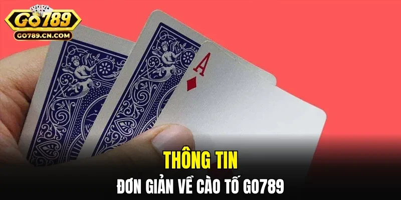 Thông tin đơn giải về cào tố GO789